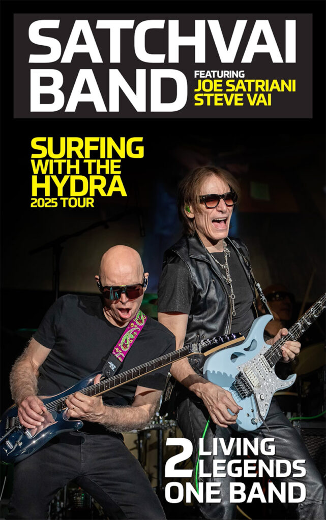 Joe Satriani e Steve Vai anunciam a SatchVai Band e turnê.