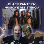 thumb com fotos dos ancoras Bruno Antonucci e tibonev, com foto do Black Pantera e o titulo BLACK PANTERA: MÚSICA É RESISTENCIA