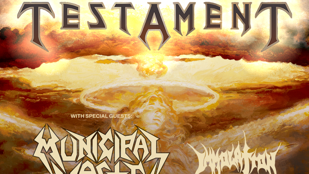 Testament anuncia tour pelo Brasil, acompanhado de Municipal Waste e Immolation.