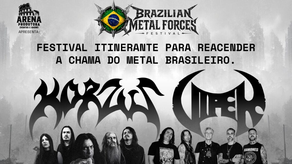 Brazilian Metal Forces: Festival que conta com Korzus, Viper e mais, chega ao sul do Brasil.