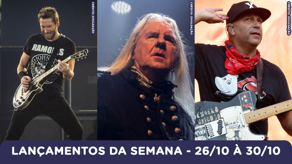 Nickelback, Saxon, Tom Morello – Lançamentos da Semana